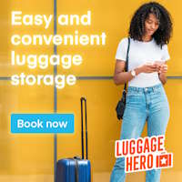 Travel luggage storage locations in over 200 cities in 53 countries with luggagehero.|